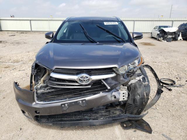 5TDKKRFH2FS087653 - 2015 TOYOTA HIGHLANDER XLE Boz foto 5