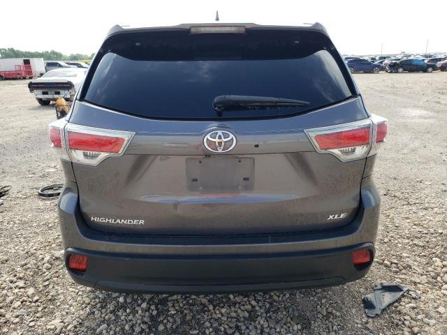 5TDKKRFH2FS087653 - 2015 TOYOTA HIGHLANDER XLE Boz foto 6