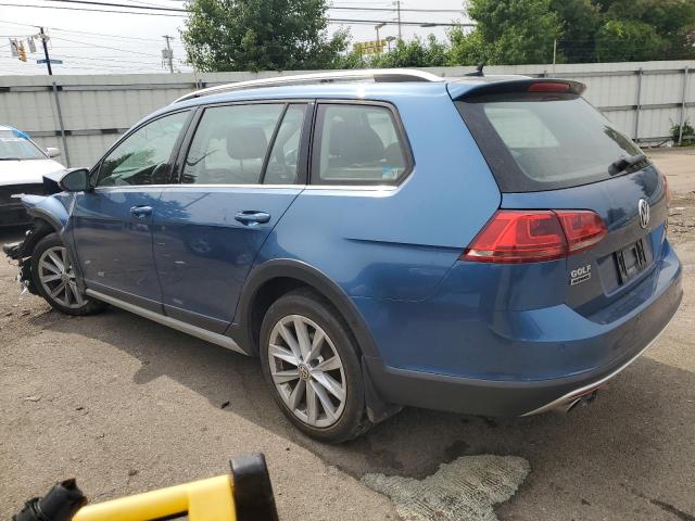 3VWH17AU4HM509931 - 2017 VOLKSWAGEN GOLF ALLTR S BLUE photo 2