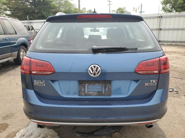 3VWH17AU4HM509931 - 2017 VOLKSWAGEN GOLF ALLTR S BLUE photo 6