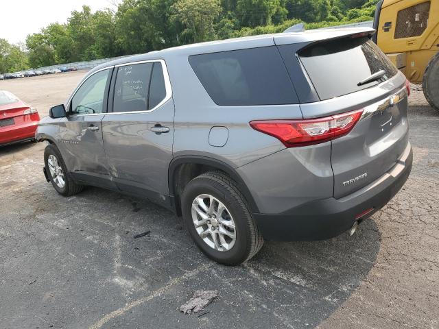 1GNERFKW0MJ243797 - 2021 CHEVROLET TRAVERSE LS GRAY photo 2