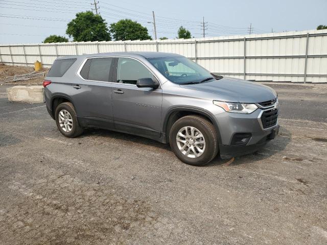 1GNERFKW0MJ243797 - 2021 CHEVROLET TRAVERSE LS GRAY photo 4