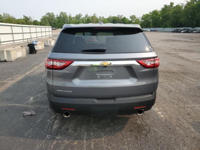 1GNERFKW0MJ243797 - 2021 CHEVROLET TRAVERSE LS GRAY photo 6