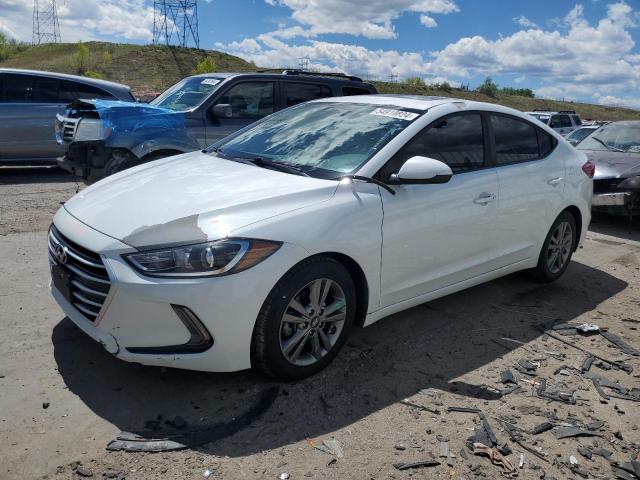 5NPD84LF7JH275175 - 2018 HYUNDAI ELANTRA SEL WHITE photo 1