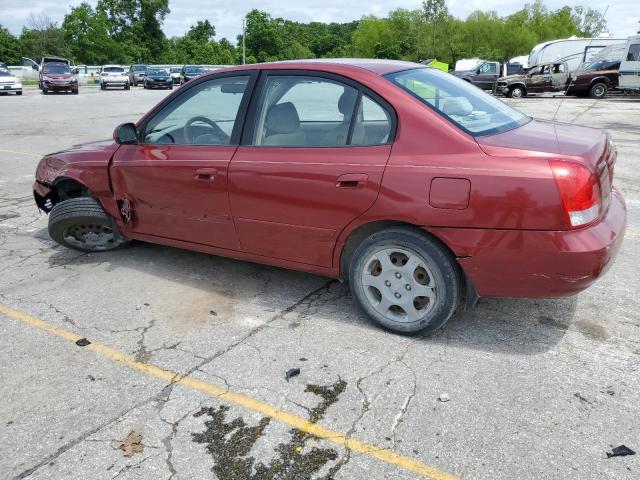 KMHDN45D32U335699 - 2002 HYUNDAI ELANTRA GLS RED photo 2