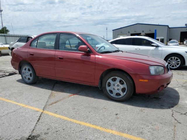 KMHDN45D32U335699 - 2002 HYUNDAI ELANTRA GLS RED photo 4