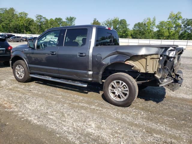 1FTEW1E53KFC48371 - 2019 FORD F150 SUPERCREW GRAY photo 2