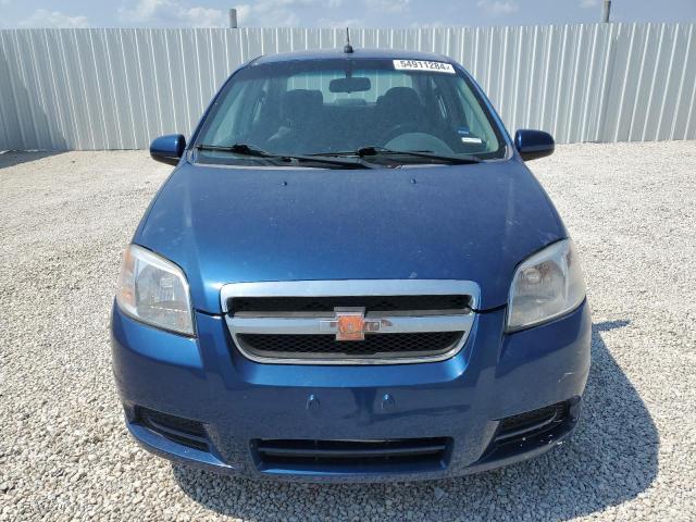 KL1TD5DE4AB135726 - 2010 CHEVROLET AVEO LS Mavi foto 5