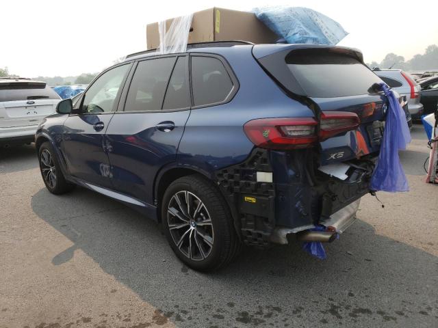 5UXCR6C02N9J12351 - 2022 BMW X5 XDRIVE40I BLUE photo 2