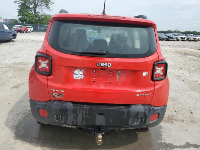 ZACCJBATXFPC30615 - 2015 JEEP RENEGADE SPORT RED photo 6