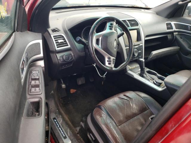 1FM5K8GT1FGB71219 - 2015 FORD EXPLORER SPORT RED photo 8
