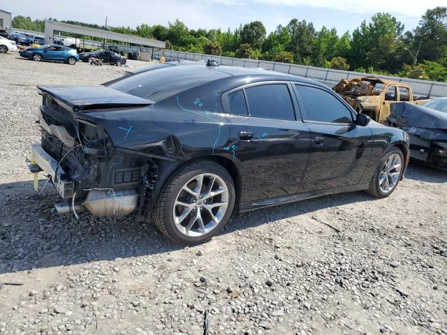 2C3CDXHG3NH175877 - 2022 DODGE CHARGER GT BLACK photo 3