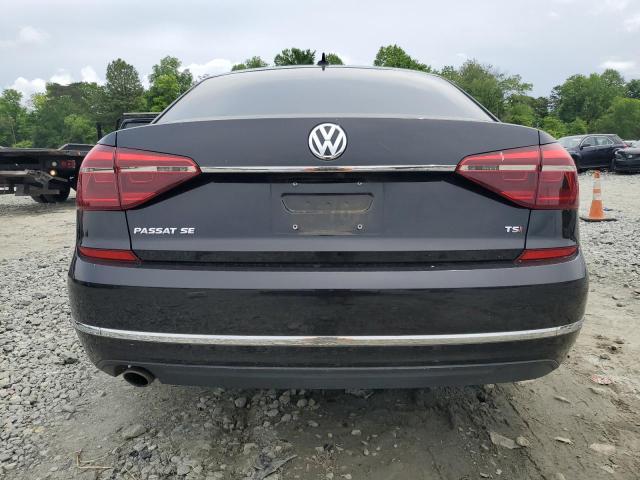 1VWBT7A37HC052377 - 2017 VOLKSWAGEN PASSAT SE BLACK photo 6