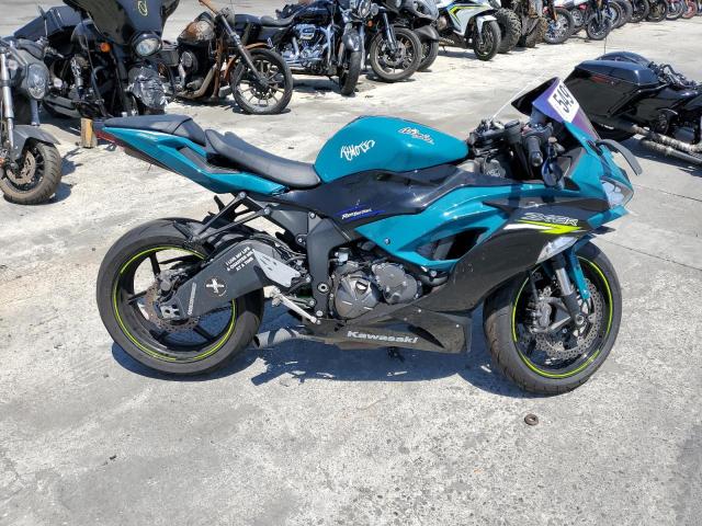 JKBZXJH17MA007037 - 2021 KAWASAKI ZX636 K TURQUOISE photo 1