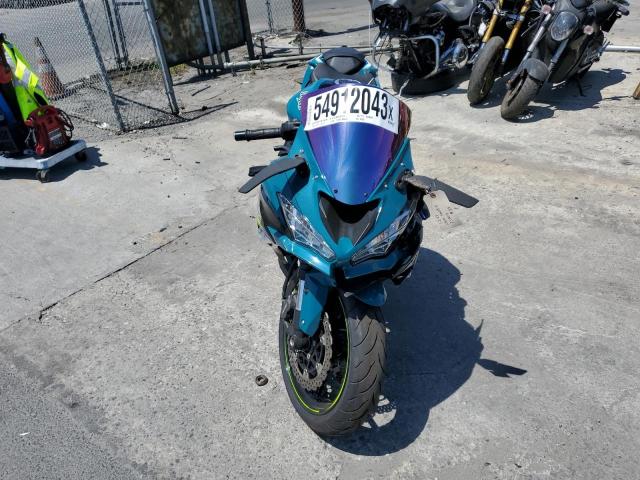 JKBZXJH17MA007037 - 2021 KAWASAKI ZX636 K TURQUOISE photo 2