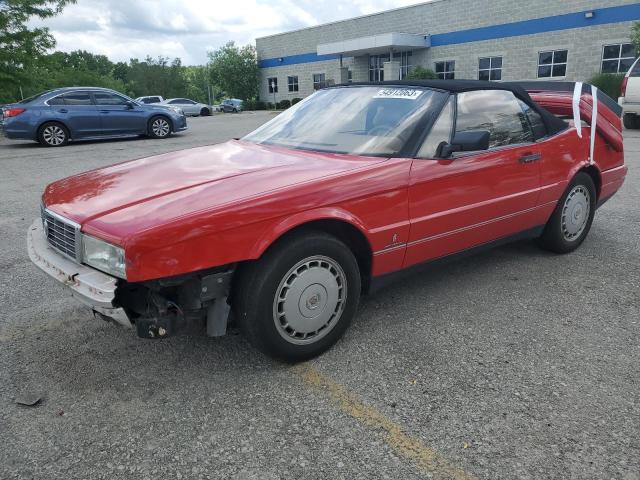 1G6VS3384MU126642 - 1991 CADILLAC ALLANTE RED photo 1