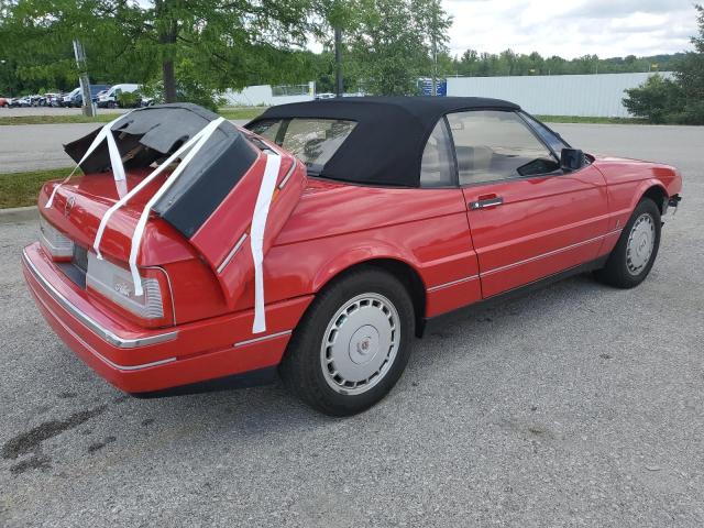 1G6VS3384MU126642 - 1991 CADILLAC ALLANTE RED photo 3