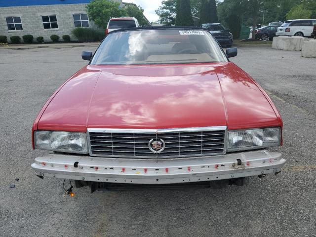 1G6VS3384MU126642 - 1991 CADILLAC ALLANTE RED photo 5