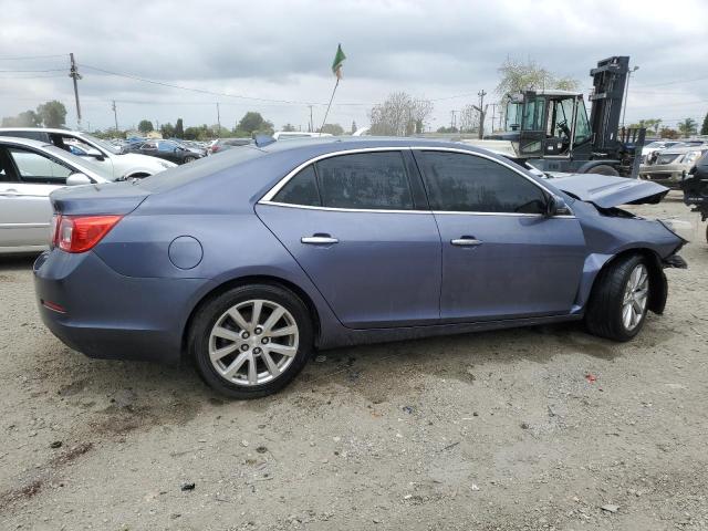 1G11H5SL3EF230095 - 2014 CHEVROLET MALIBU LTZ BLUE photo 3