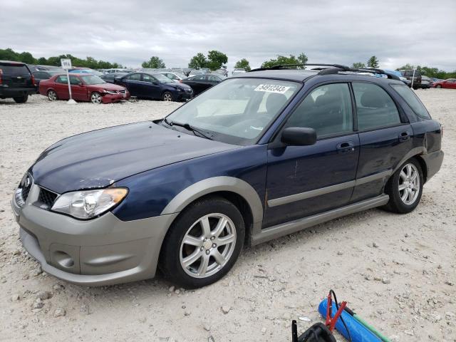 JF1GG68656H805286 - 2006 SUBARU IMPREZA OUTBACK SPORT BLUE photo 1