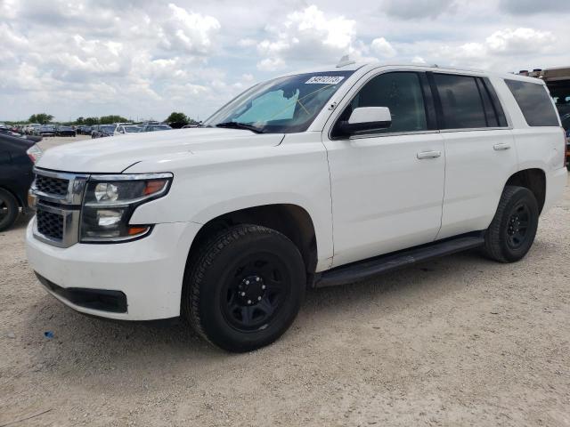 1GNLCDEC2KR283778 - 2019 CHEVROLET TAHOE POLICE WHITE photo 1