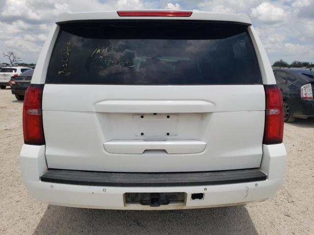 1GNLCDEC2KR283778 - 2019 CHEVROLET TAHOE POLICE WHITE photo 6