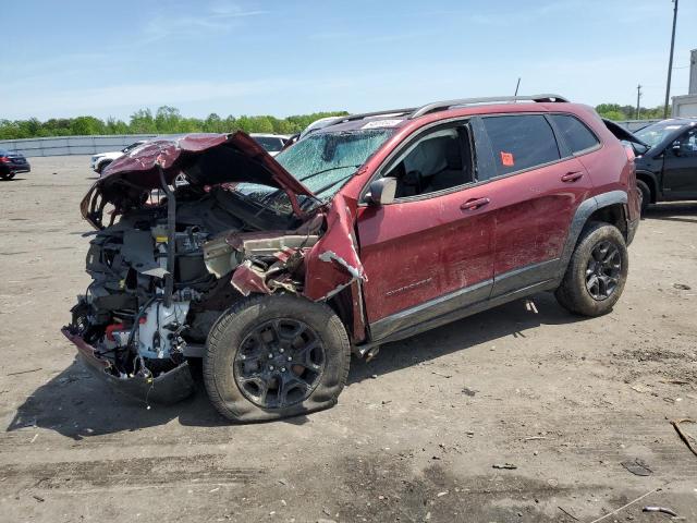 1C4PJMBX9KD139228 - 2019 JEEP CHEROKEE TRAILHAWK MAROON photo 1