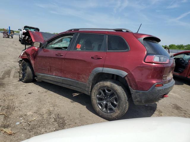 1C4PJMBX9KD139228 - 2019 JEEP CHEROKEE TRAILHAWK MAROON photo 2