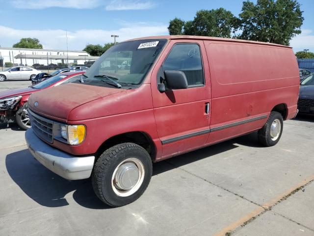 1FTGE24H4PHA52660 - 1993 FORD ECONOLINE E250 VAN BURGUNDY photo 1