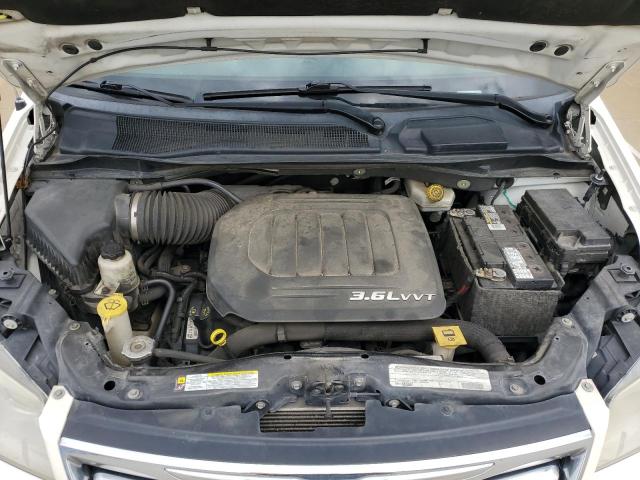 2C4RC1CG3CR369555 - 2012 CHRYSLER TOWN & COU TOURING L WHITE photo 12