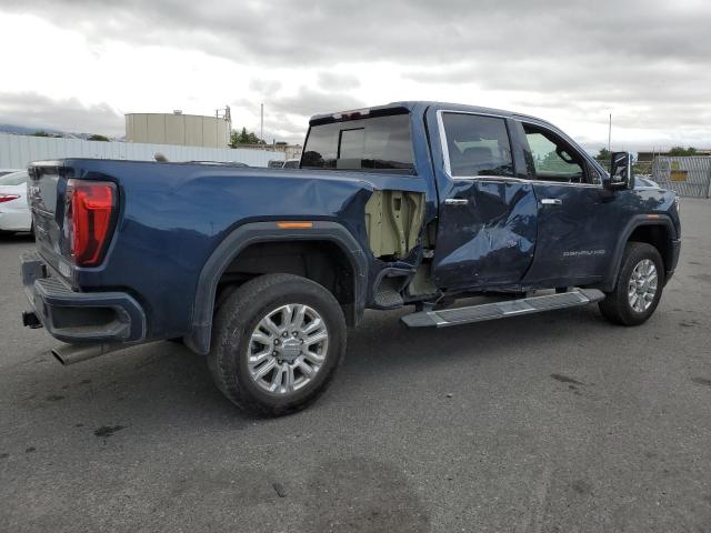 1GT49RE75MF128030 - 2021 GMC SIERRA K2500 DENALI BLUE photo 3