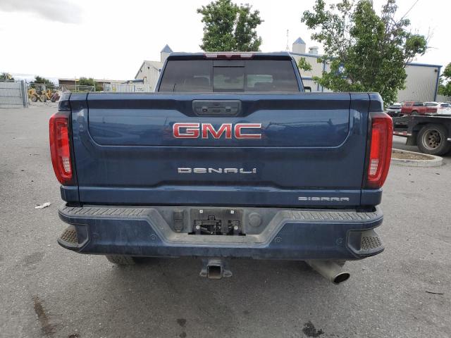 1GT49RE75MF128030 - 2021 GMC SIERRA K2500 DENALI BLUE photo 6