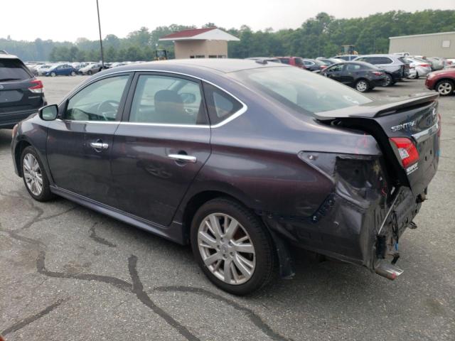 3N1AB7AP3EY267040 - 2014 NISSAN SENTRA S GRAY photo 2