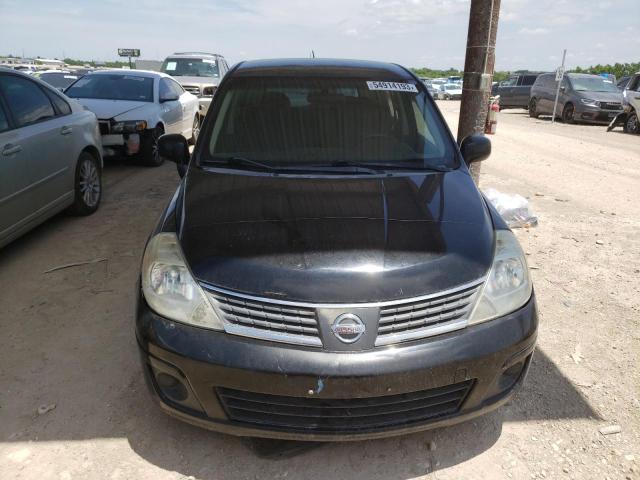 3N1BC13E78L394126 - 2008 NISSAN VERSA S BLACK photo 5