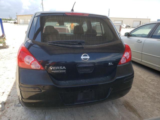 3N1BC13E78L394126 - 2008 NISSAN VERSA S BLACK photo 6