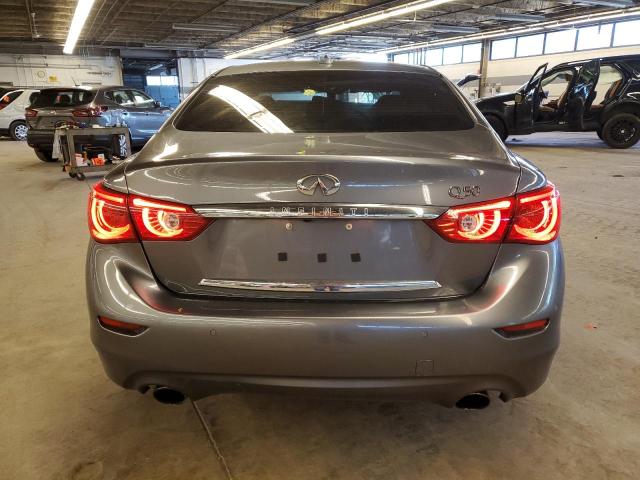 JN1AV7AP0EM691768 - 2014 INFINITI Q50 HYBRID PREMIUM GRAY photo 6