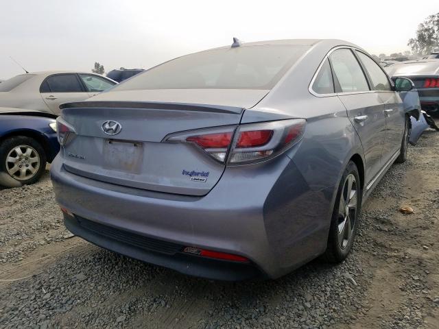 KMHE34L18GA012874 - 2016 HYUNDAI SONATA HYBRID  photo 4