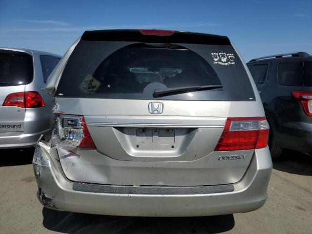 5FNRL38245B051323 - 2005 HONDA ODYSSEY LX SILVER photo 6