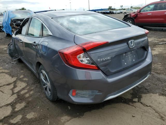 2HGFC2F64LH548898 - 2020 HONDA CIVIC LX GRAY photo 3