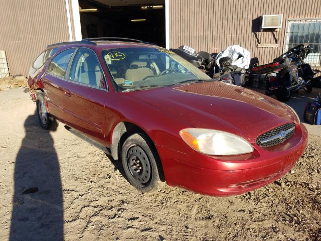 1FAFP58U41A198299 - 2001 FORD TAURUS SE RED photo 1