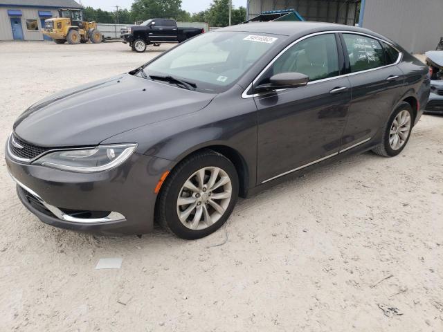 1C3CCCCB4FN533553 - 2015 CHRYSLER 200 C GRAY photo 1