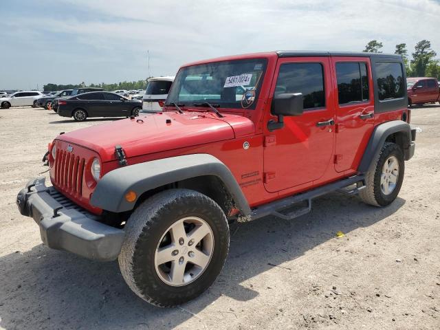 1C4BJWDG8GL269713 - 2016 JEEP WRANGLER U SPORT RED photo 1