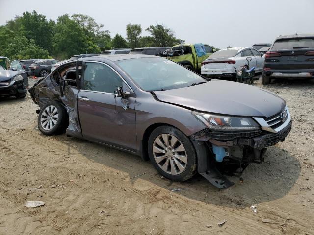 1HGCR2F8XFA137043 - 2015 HONDA ACCORD EXL GRAY photo 4