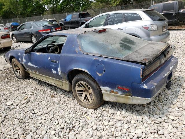 1G2FW87F3GL255417 - 1986 PONTIAC FIREBIRD TRANS AM BLUE photo 2