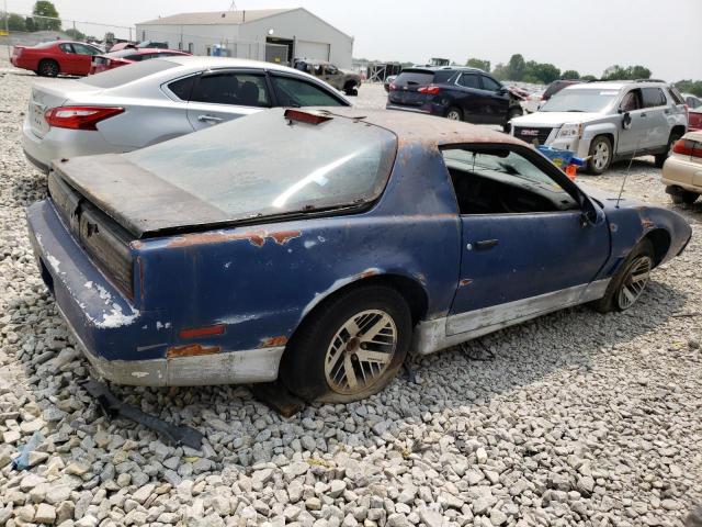 1G2FW87F3GL255417 - 1986 PONTIAC FIREBIRD TRANS AM BLUE photo 3