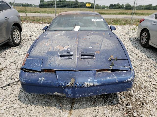 1G2FW87F3GL255417 - 1986 PONTIAC FIREBIRD TRANS AM BLUE photo 5