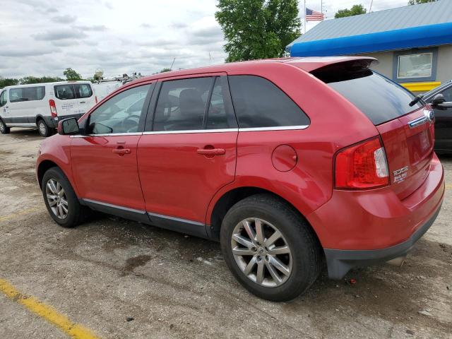 2FMDK4KC6BBA62168 - 2011 FORD EDGE LIMITED RED photo 2