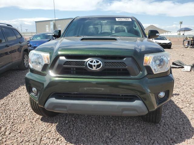 3TMLU4EN4EM146631 - 2014 TOYOTA TACOMA DOUBLE CAB GREEN photo 5