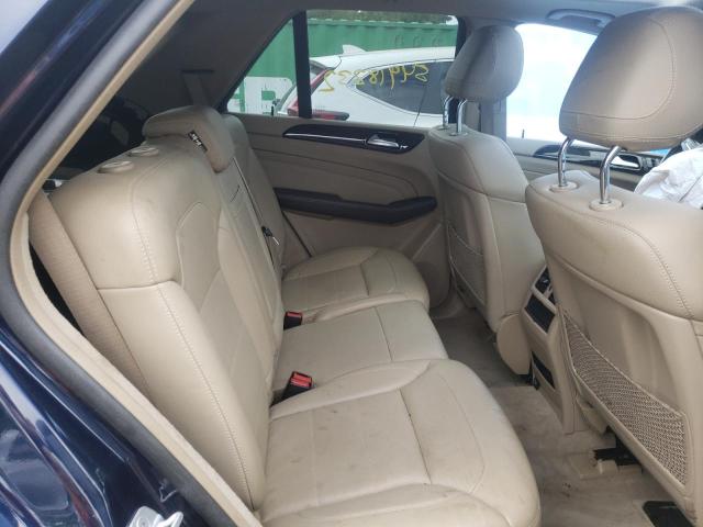 4JGDA5HB6EA374482 - 2014 MERCEDES-BENZ ML 350 4MATIC BLUE photo 6