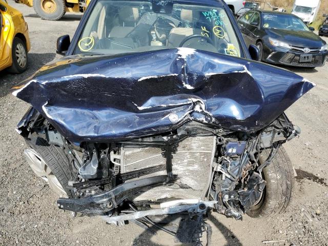 4JGDA5HB6EA374482 - 2014 MERCEDES-BENZ ML 350 4MATIC BLUE photo 7